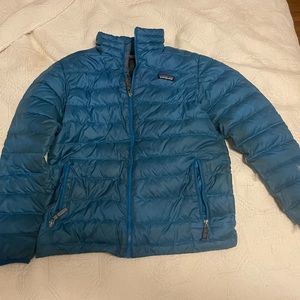 Patagonia jacket.  Has some small holes and white paint on it.